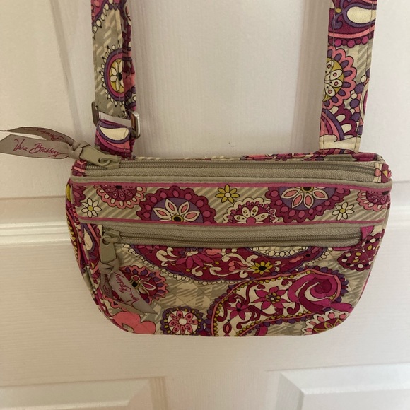 Vera Bradley Cross Body Pink Paisley Meets
Plaid Bag Purse - Picture 2 of 7